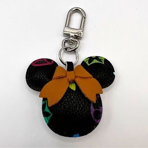 NEW Monogram Mouse Keychain Bag Charm